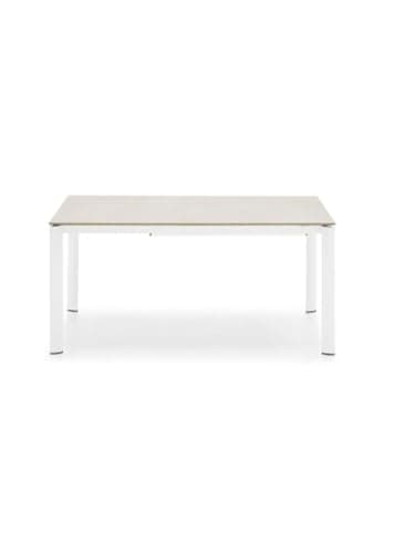 Connubia Tavolo Allungabile Eminence EVO CB4856-R 110A Gambe P94 mt. bianco Ottico Opaco - Piano Nob. Sassi P1EW