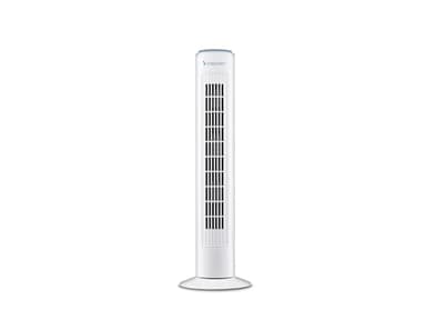 BEPER P206VEN301 Ventilatore a torre, 45W, Ventilatore silenzioso, Altezza 72cm, Oscillazione automatica, Bianco