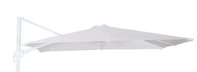 Telo di Ricambio per Ombrellone decentrato 3x3 Metri Poliestere 250gr Impermeabile con Velcro (Bianco)