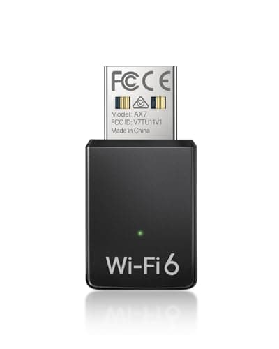 BrosTrend Mini AX900 WiFi 6 WiFi USB, Chiavetta WiFi per PC Fisso, Dual-Band 5GHz 600Mbps + 2.4GHz 286Mbps, Chiavetta Internet Adattatore WiFi USB per Windows 11/10/7, USB 2.0 Ricevitore WiFi OFDMA