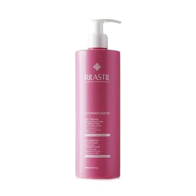 Rilastil Hydrafusion Gel Crema, Texture Fresca e Ultraleggera, Trattamento Cellulite, Profumo Pepe e Rosa, Confusione da 400ml