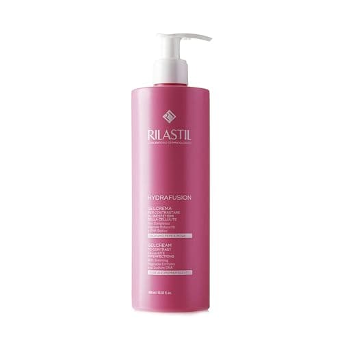 Rilastil Hydrafusion Gel Crema, Texture Fresca e Ultraleggera, Trattamento Cellulite, Profumo Pepe e Rosa, Confusione da 400ml