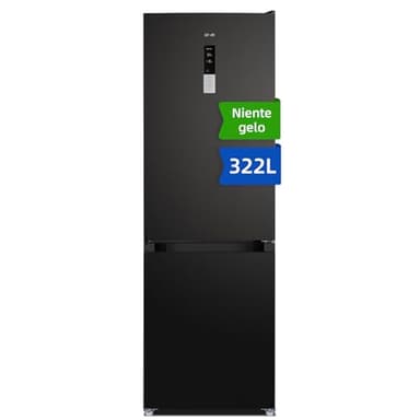 CHiQ Frigorifero 322L a libera installazione, con inverter, 322L, funzione No Frost, flusso multi-aria, congelatore rapido, design touch-elettronico, Compressore con garanzia di 12 anni