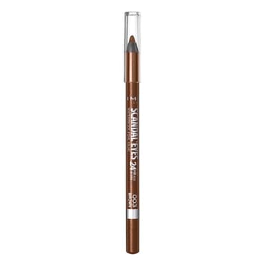 Rimmel London Matita Occhi Waterproof ScandalEyes - Kohl Kajal Marrone, 003 Brown