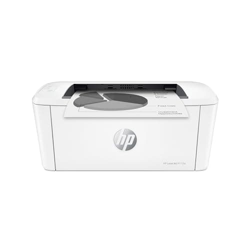 HP LaserJet M110w 7MD66F, Stampante a Singola Funzione Laser A4 Monocromatica, Stampa Fronte e Retro Manuale in Bianco e Nero, 20 ppm, Wi-Fi, HP Smart, Bianca