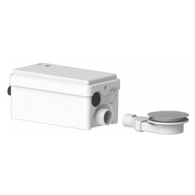 SANITRIT Pompa SANISHOWER Flat Scarico Doccia con Sifone RIBASSATO