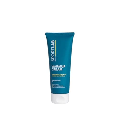 SPORTLAB Milano - WARMUP CREAM - Crema preparatoria e riscaldante per muscoli e tendini | E' una crema riscaldante per attivate i muscoli prima di fare sport e ridurre il rischio di infortuni | 100ml
