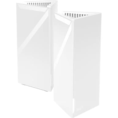MSI Roamii BE Lite WiFi 7 Sistema di rete a rete, Set di 2, Dual-Band, 3600 Mbps, 2.5G & Gigabit LAN, Copertura di Tutta la casa, Installazione semplice, Controllo Parentale e Sicurezza Avanzata
