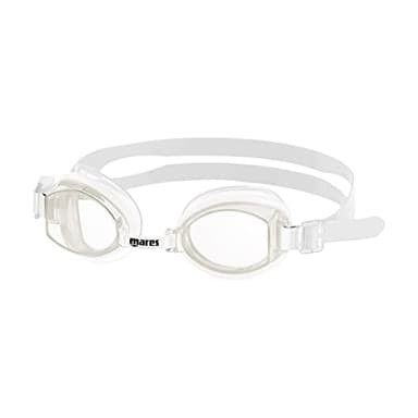 Mares Aquazone Occhialini Rocket Silicone, Occhialini da Nuoto Unisex Adulto, Trasparente, Taglia Unica