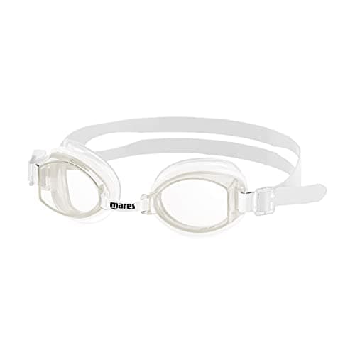 Mares Aquazone Occhialini Rocket Silicone, Occhialini da Nuoto Unisex Adulto, Trasparente, Taglia Unica