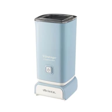 Ariete 2878 Cappuccinatore Vintage - Montalatte a caldo e a freddo - Cappuccino, cioccolata, infusi liofilizzati - 500 Watt - Celeste