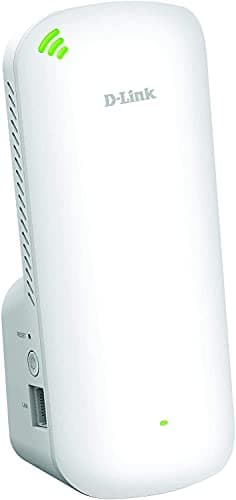 D-Link DAP-X1860 Range Extender Mesh EXO AX1800 Wi-Fi 6, Ripetitore Hotspot con porta Gigabit, MU-MIMO, OFDMA, EasyMesh, Indicatore di segnale, Plug and Play, WPS, WPA3