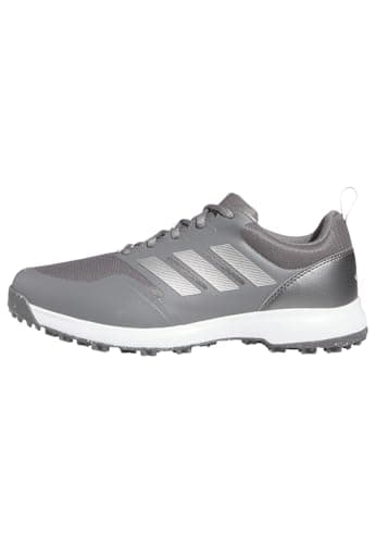 adidas Tech Response SL 3.0 Wide Golf Shoes, Scarpe Uomo, Grey Four/Silver Metallic/Solar Gold, 43 1/3 EU