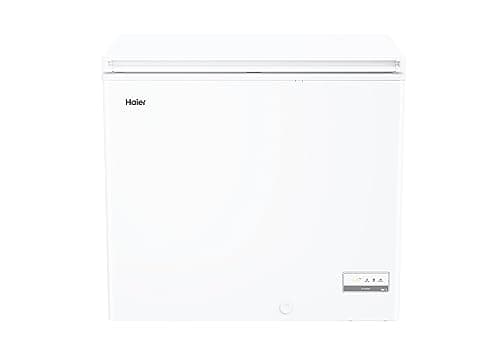 Haier Congelatore a Pozzetto, 196 Litri, Funzione Fast Freeze, Trattamento Antibatterico, Temperatura Regolabile, Luce LED, Classe D, 91,5 x 55,5 x 84,5 cm, Bianco - HCE200D