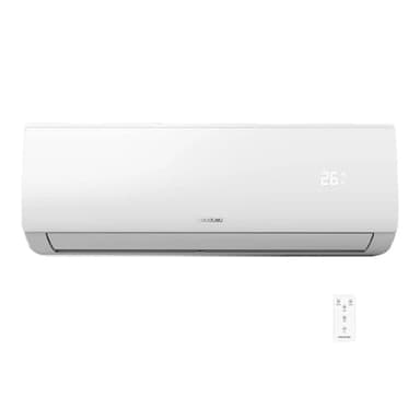 Cecotec Aria Condizionata Split AirClima 9000 Smartfresh. 9000 BTU, Motore DC, Pompa di Calore, Telecomando, Display LED, Sistema Inverter, 5 Modalità, 8 Velocità, Copertura 16 m2