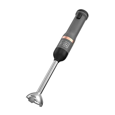 BLACK+DECKER, Kitchen Wand Frullatore a immersione Cordless Senza Filo Multifunzione con Asta Frullatore a 4 punte- Accessori Extra acquistabili separatamente. BCKM1011KGF-QW