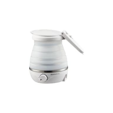 Melchioni Mrs Kettle Bollitori, 0.6 Litri, Vetro, Bianco