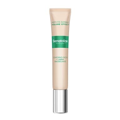 Somatoline SkinExpert, Volume Effect Occhi e Labbra Levigante Anti-Age, Contorno Occhi Anti-età, con Biopeptidi, 15ml