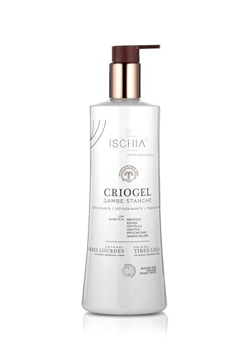 Ischia Eau Thermale [500 ml.] Criogel Gambe Stanche - Gel ad azione Defaticante, Detossinante e Tonificante - Effetto Freddo - Nickel Tested