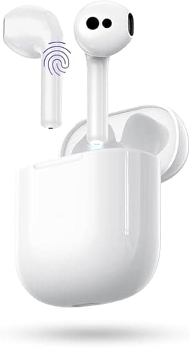 Cuffie Bluetooth, Auricolari Bluetooth 5.3 con ENC Mic Cancellazione Rumore in Ear Cuffiette, 56 Ore di Riproduzione, Touch Control, IP7 Impermeabili Cuffie Senza Fil for iPhone iOS Samsung Android