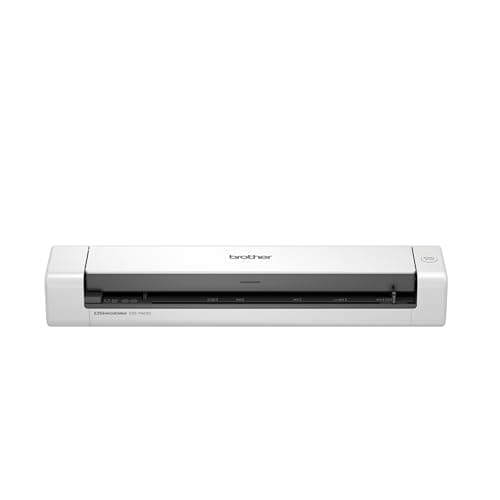 Brother DS740D Scanner Portatile, A4 con Fronte/Retro Dual Cis, Risoluzione 600 x 600 dpi, 15 ppm B/N e Colore, Autoalimentato Tramite USB