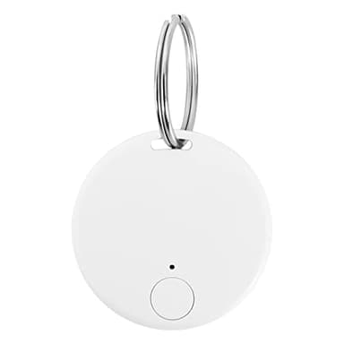 Localizzatore Chiavi Trova Chiavi, Bluetooth Localizzatore Trova Oggetti Wireless Trova Chiavi Smart Key Finder per Cani Bambini Gatti Bagagli Portafogli Chiavi Compatibile con iOS Android (Bianco)