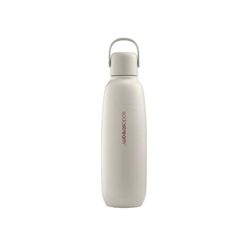 SodaStream Fizz&go Cool - Bottiglia in metallo di sabbia, lavabile in lavastoviglie, compatibile con Duo, E-Duo, Terra UVM, mantiene caldo e freddo fino a 12 ore, senza BPA, confezione da 1