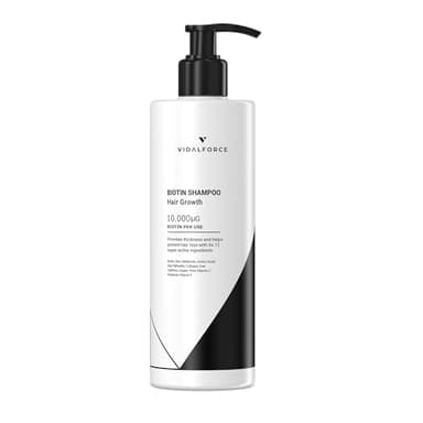 Shampoo Biotina 10000 mcg I Premio miglior shampoo Anticaduta 2024 con Zinco, Saw Palmetto, Ferro, Rame o Caffeina I Shampoo Senza Solfati Né Parabeni Né Siliconi. XXL 400ml