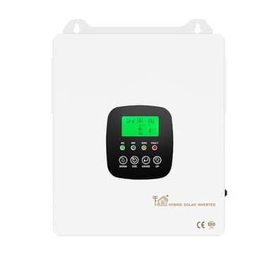 Y&H Inverter Ibrido Solare 10,3KW 48VDC On/Off-Grid AC220V | MPPT 180A | Ingresso Doppio PV 2x6000W 500V | Comunicazione Doppia WIFI, PACE BMS