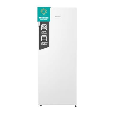 Hisense FV191N4AW2 Freezer Verticale con display LED, Total No frost, 155 L, Inox