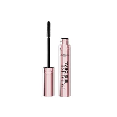 L'Oréal Paris Big Deal Mascara Volumizzante, Adatto a Occhi Sensibili, +100% Volume e Lunghezza Senza Grumi, Formula Modulabile e Stratificabile per Impatto Super, Con Self Smoothing Complex, 9,4ml