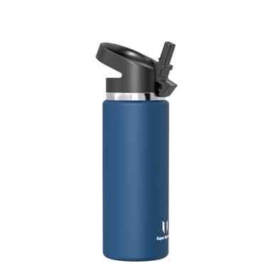Super Sparrow Borraccia Termica - 750ml - SwivelSip Inox Bottiglia - Senza BPA Borracce Termiche, Borraccia Ergonomica per Bambini, Scuola, Sportiva, Bici, Campeggio, Palestra
