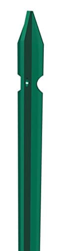 Paletto In Ferro Plastificato, Per Recinzione, Altezza 150cm,Conf. 10 Pezzi