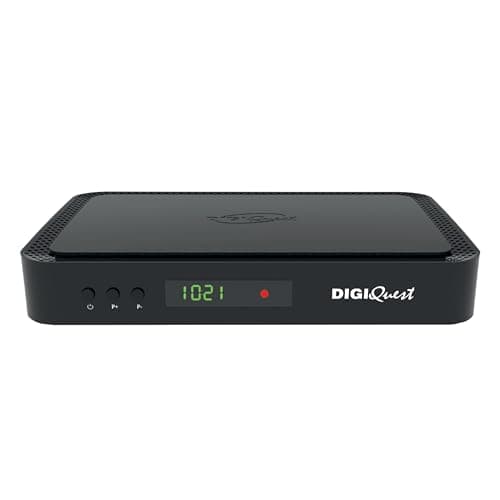 DIGIQUEST Decoder tivùsat COMBO 4K Q80 | Ricevitore satellitare HEVC Main 10 HbbTV, doppio tuner | Funzione di registrazione attivabile | Mediaplayer, Telecomando 2 in 1 | Smartcard tivùsat inclusa