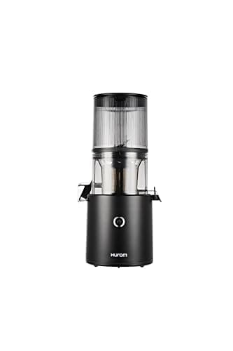 Hurom | Estrattore H-300 - Estrae a Freddo Frutta e Verdura, Tecnologia "Multi-Screw" Filtro + Coclea con Inversione Automatica, 90% Resa di Succo, Pulizia Rapida, Senza BPA - Black