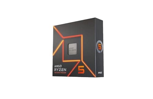 Processore AMD Ryzen 5 7600X (scheda grafica integrata Radeon, 6 cores/12 threads, 105W TDP,AM5 socket, 38MB cache, Boost di Frequenza fino a 5.3 GHz max, senza ventole)