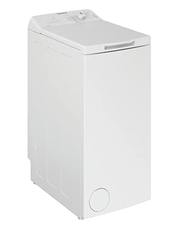 Indesit BTW L50300 IT/N - Lavatrice carica dall’alto 5kg Libera Installazione. Centrifuga 1000 Giri Al Minuto. Larghezza 40,0cm, Profondità 60,0cm, Altezza 90,0cm, Classe Energetica D