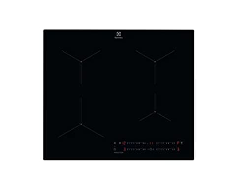 Electrolux Piano Cottura ad Induzione, LIL61443C Serie 300, 60 cm, funzione Hob²Hood, Riscaldamento rapido automatico, 4 Fuochi, Vetroceramica ad induzione, 590x520cm, Nero