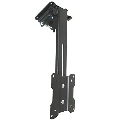 Drall Supporto da soffitto Nero per Monitor LCD LED TV PC - Tetto Inclinato Camper Truck Pieghevole VESA 75 100 Modello: L87B