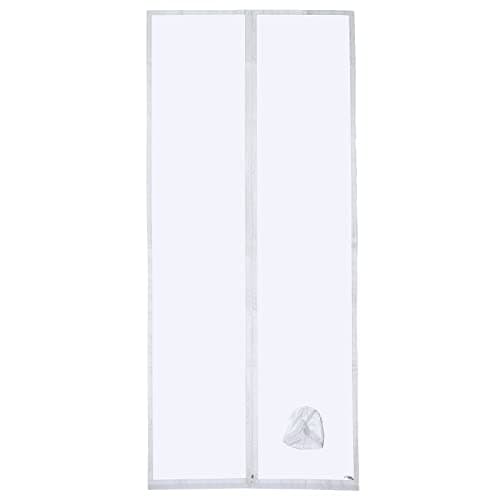 HOOMEE 120x240CM Guarnizione Universale per Porte Finestre per Condizionatore Portatile Modello 2022 con Chiusura a Sacco Ferma Tubo – per Tutti Climatizzatori Mobili, Facile da Montare