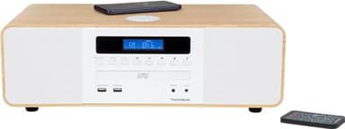 Thomson MIC201IBT Micro Chaine HiFi - Bluetooth - Radio - CD - MP3 - USB - Blanche + Induction