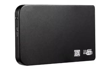 Disco rigido SSD esterno, 2 TB, alta capacità, interfaccia USB/tipo C - Nero