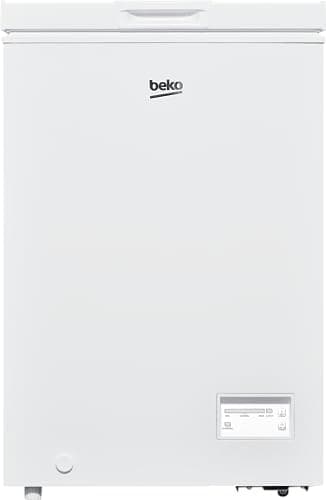 BEKO - CF100EWN - Congelatore Orizzontale, Classe E, Statico, Volume Totale Netto: 98lt, Controllo elettronico, Colore Bianco, Dimensioni HxLxP: 84,5 x 54,5 x 54,5