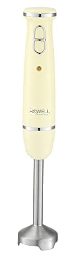 Howell Frullatore ad Immersione Minipimer Senza Fili Ricaricabile Colore BEIGE