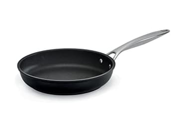 Barazzoni Black Titan Pro, Padella ø24cm, Manico in acciaio rivettato, Antiaderente Titan Pro (5 strati). Adatto ad induzione, Made in Italy