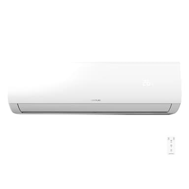 Cecotec Condizionatore Split AirClima 12000 Smartfresh 12000 BTU, Motore DC, Pompa di calore, Telecomando, Display LED, Sistema Inverter, 5 Modalità, 8 Velocità, Copertura 22 m2