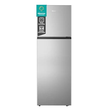 Hisense RT327N4ACE Frigorifero Doppia Porta a libera installazione Total No Frost, sistema di ventilazione Multi Air Flow, Larghezza 55 cm, Colore Inox, Capacità netta 249 L