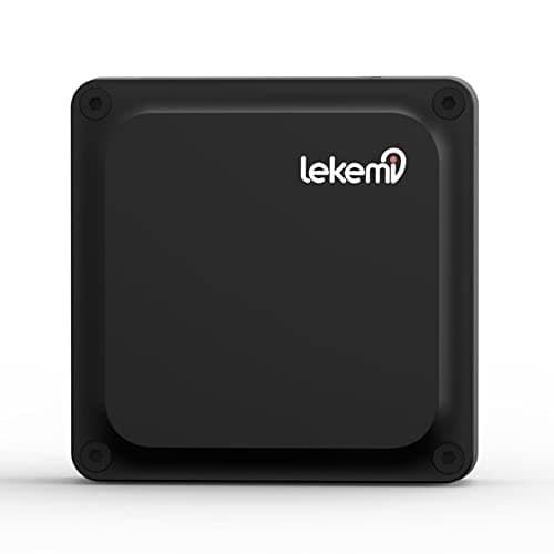 Lekemi L11 Localizzatore GPS Tracker per Auto, Moto, Camion con L'abbonamento più economico di sempre, Allarmi Multipli, Magnete Potente e Batteria da 6000mAh Color Nero