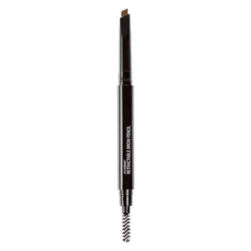 Wet n Wild, Ultimate Brow Retractable Pencil, Matita per Sopracciglia Retraibile con Punta Triangolare e Ultra Precisa, Colore Pigmentato che Definisce il Look delle Sopracciglia, Medium Brown