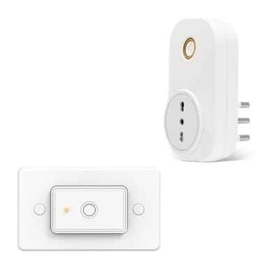 LoraTap Presa Telecomandata con Telecomando, Presa Elettrica Italiana con Interruttore Senza Fili, 200m Controllo Remoto Wireless Switch per Elettrodomestici, 16A/3500W, 2 Anni di Garanzia